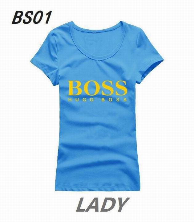 BOSS short round collar T woman S-XL-089